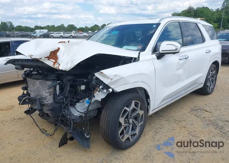 2022 Hyundai Palisade Calligraphy из США, поврежденный, VIN KM8R7DHE0NU364862